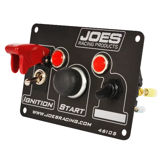 Joes Racing Products Switch Panel: Ignition, Start, 1 Accessory w/ Lights
