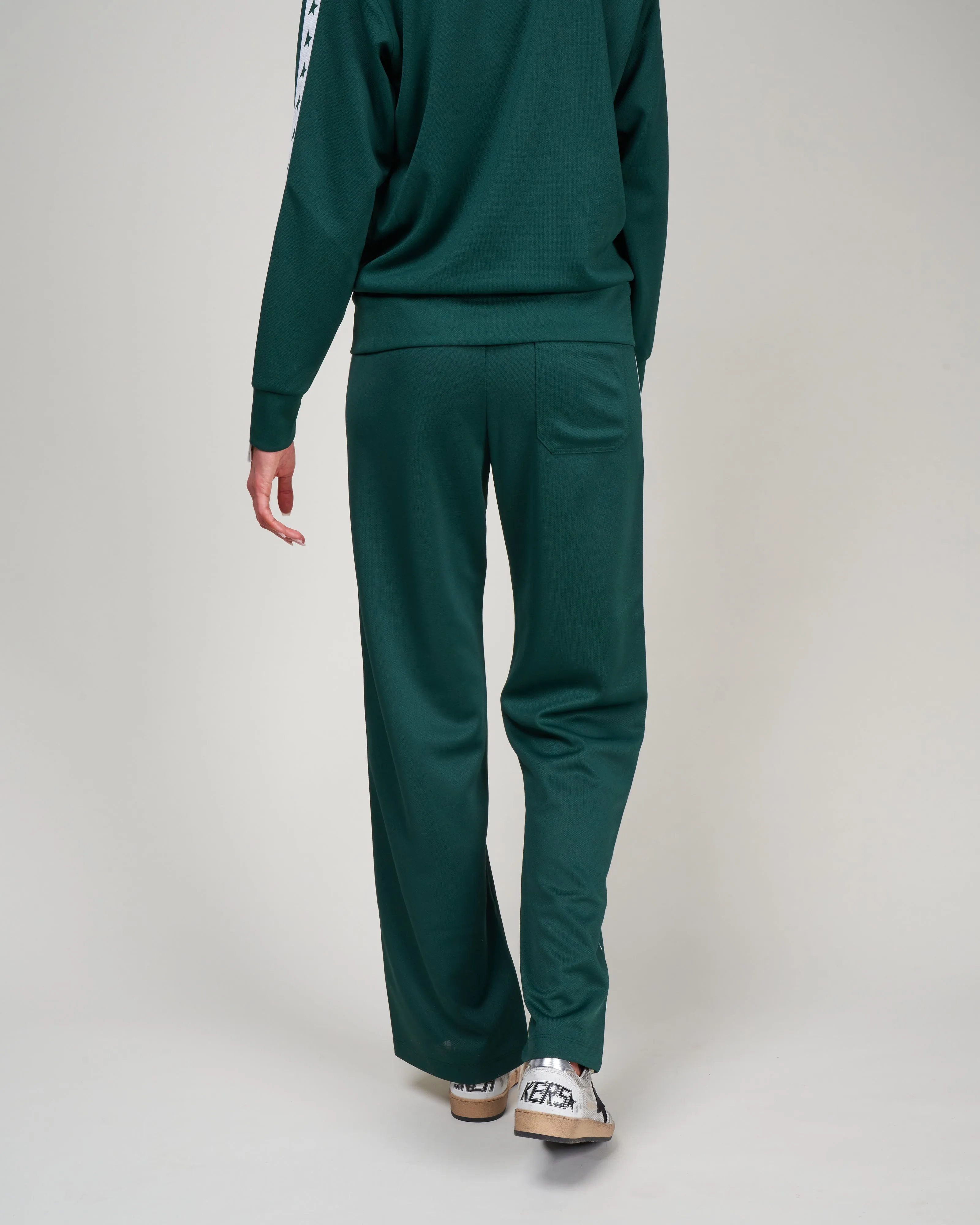 joggings dorotea wide leg - bright green /white