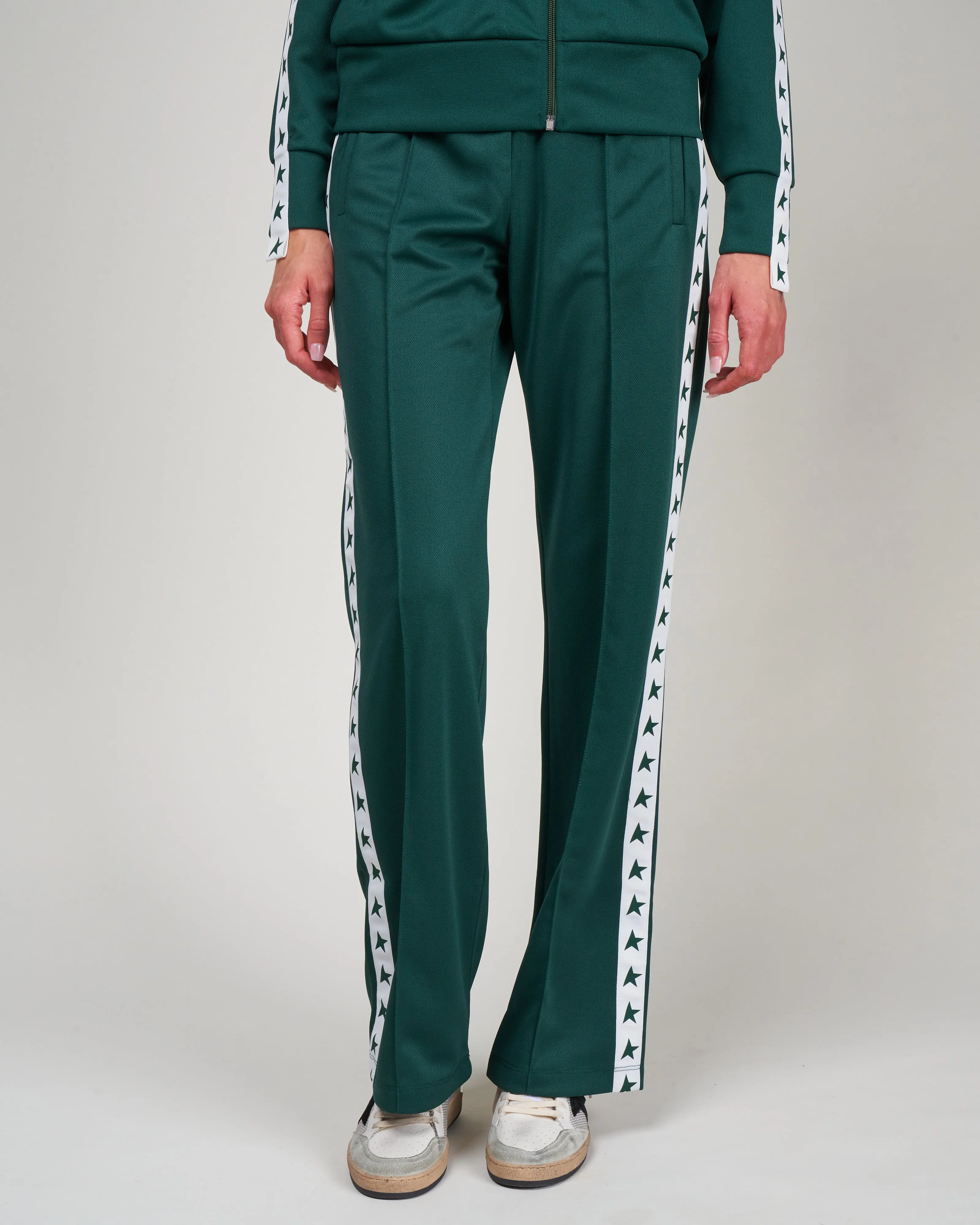 joggings dorotea wide leg - bright green /white