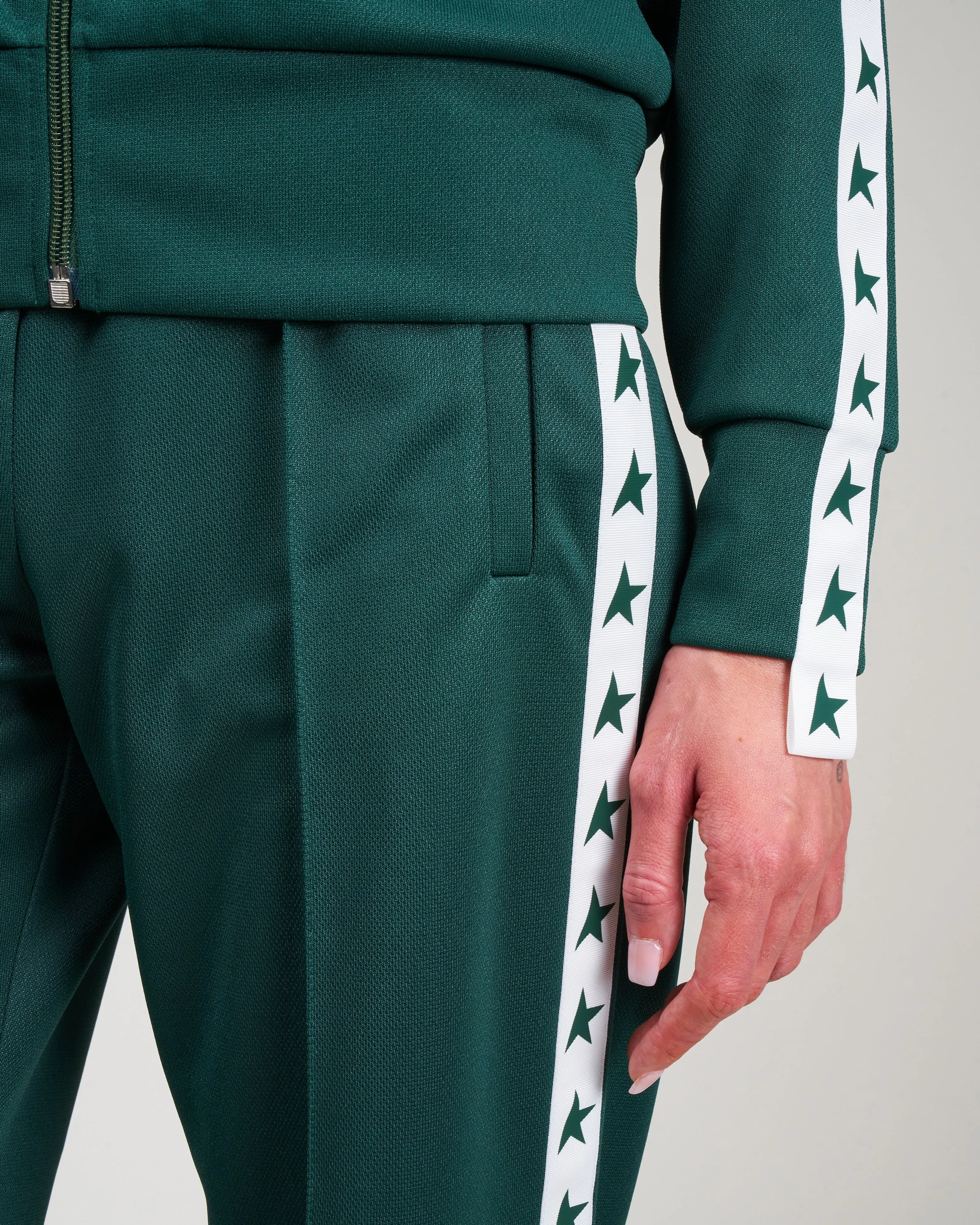 joggings dorotea wide leg - bright green /white