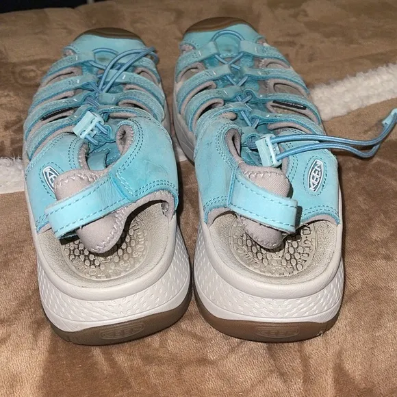 🪴Keen Astoria West Leather Blue Sandals