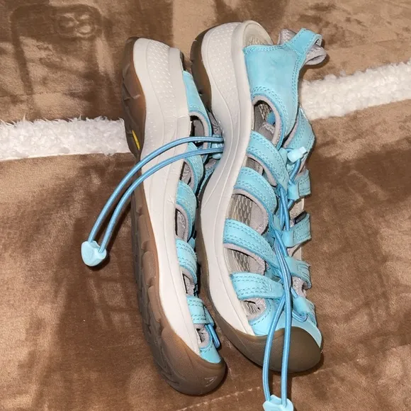 🪴Keen Astoria West Leather Blue Sandals