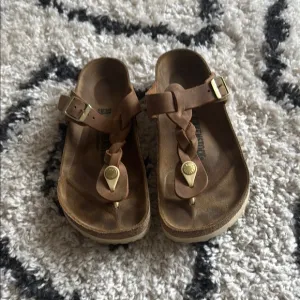 Kids Brown Leather Sandals