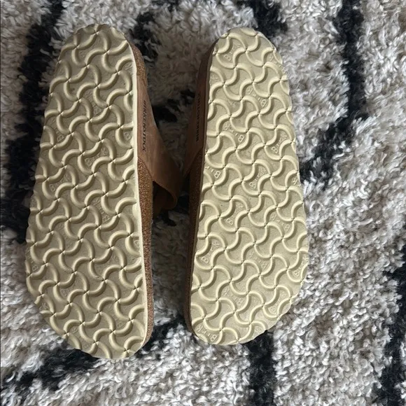 Kids Brown Leather Sandals