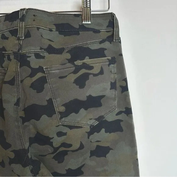 L’AGENCE The Margot High Rise Camo Gold Ankle Skinny Jean Luxury Designer