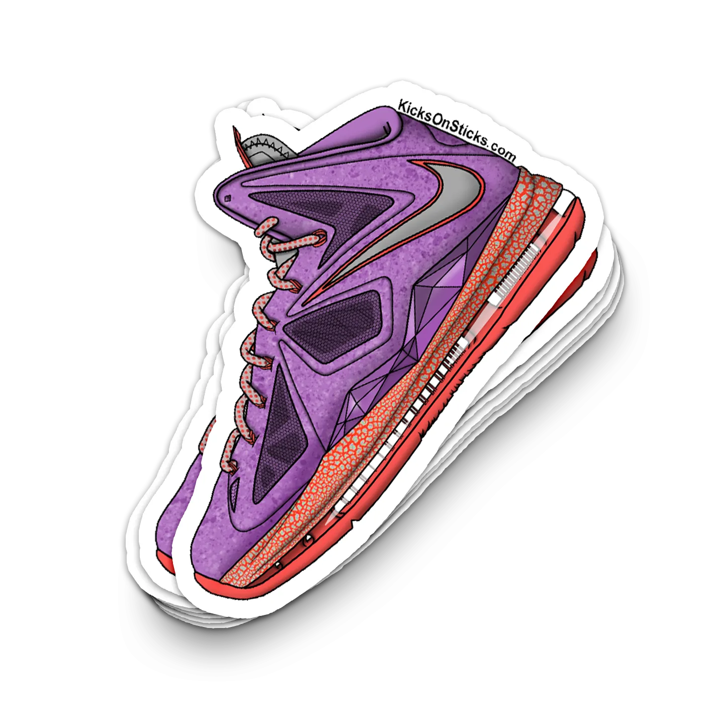Lebron 10 "All Star" Sneaker Sticker