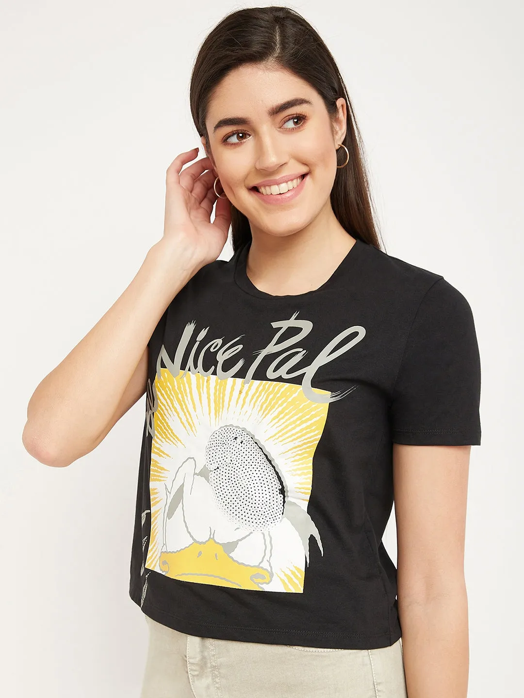 Madame Disney Donald Duck Printed Top
