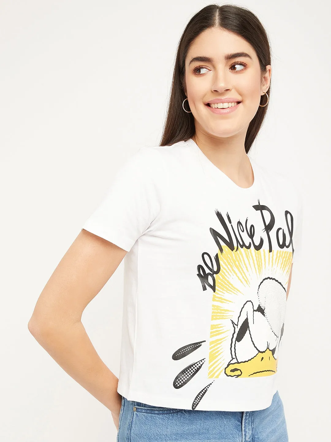Madame Disney Donald Duck Printed Top