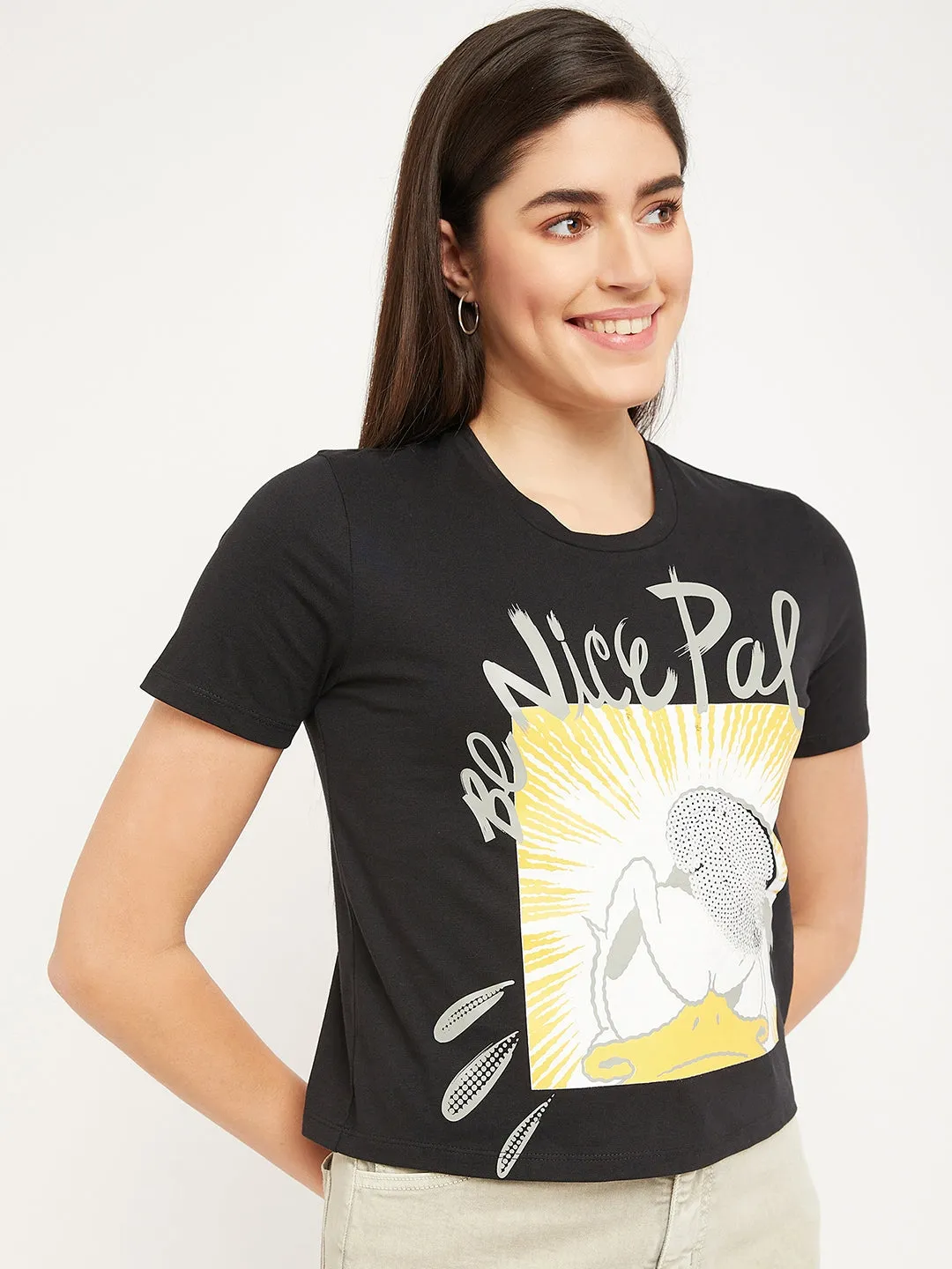 Madame Disney Donald Duck Printed Top