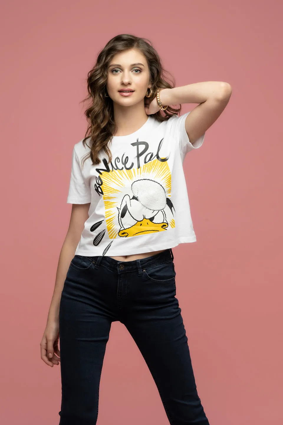 Madame Disney Donald Duck Printed Top