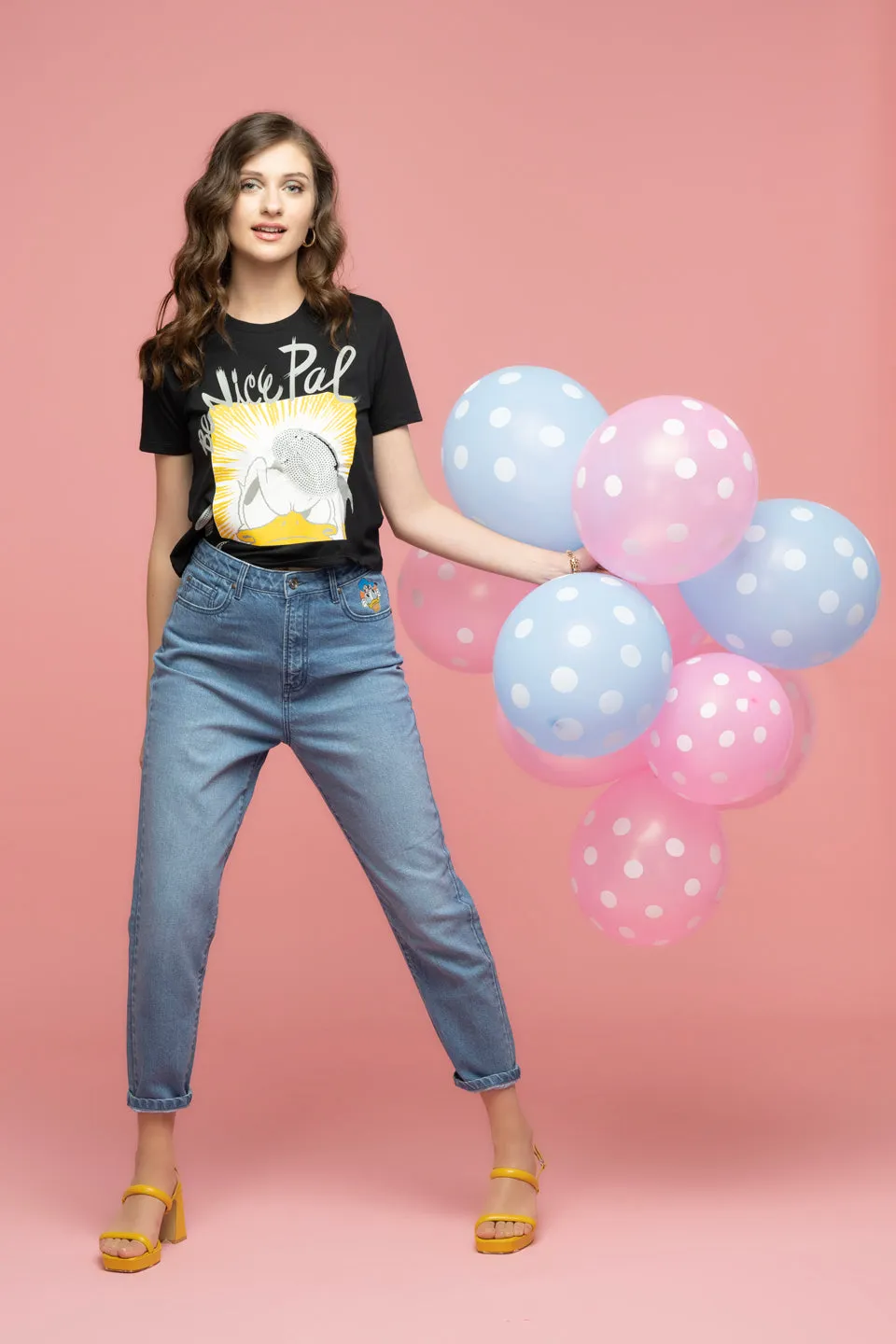 Madame Disney Donald Duck Printed Top