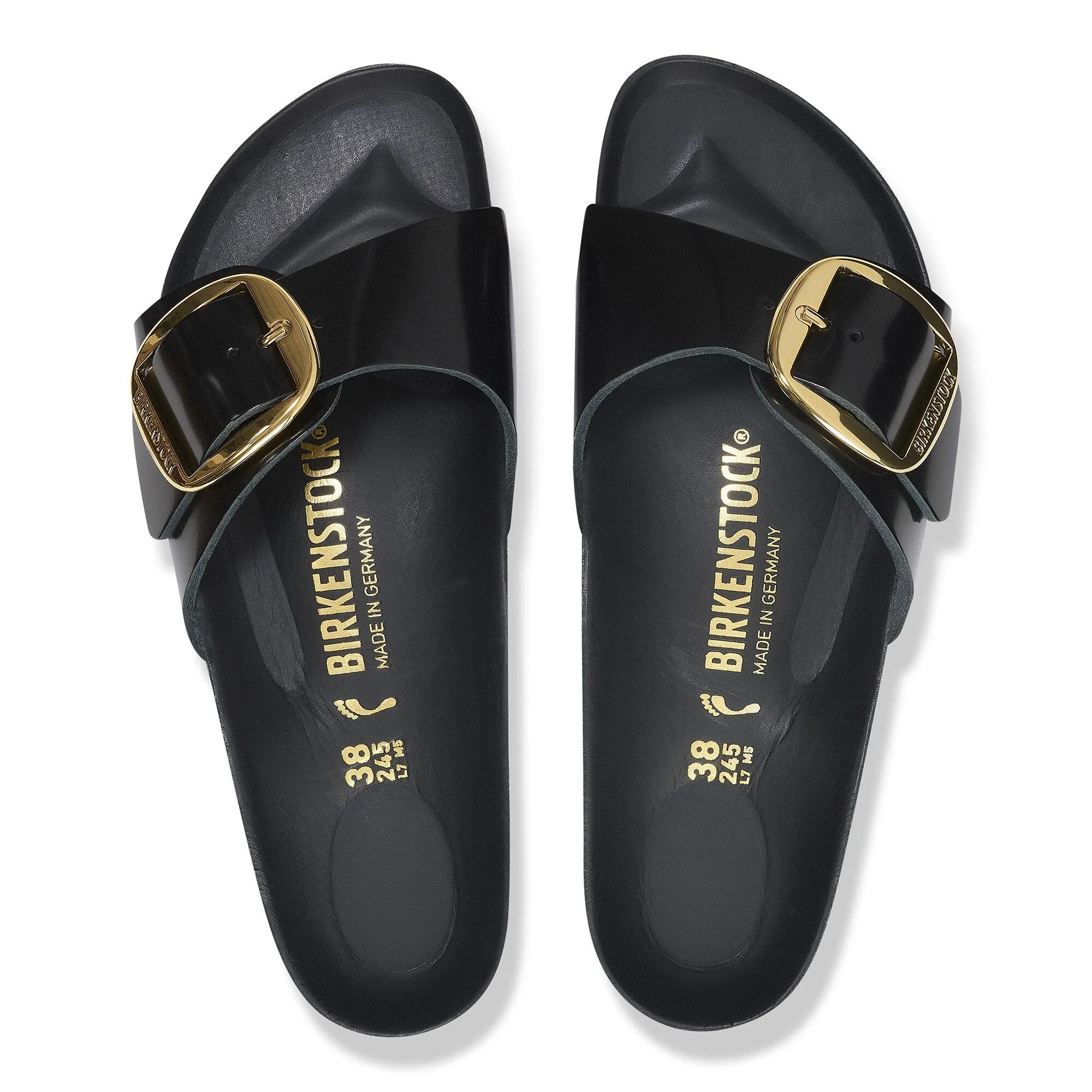 Madrid Big Buckle (High Shine Black)