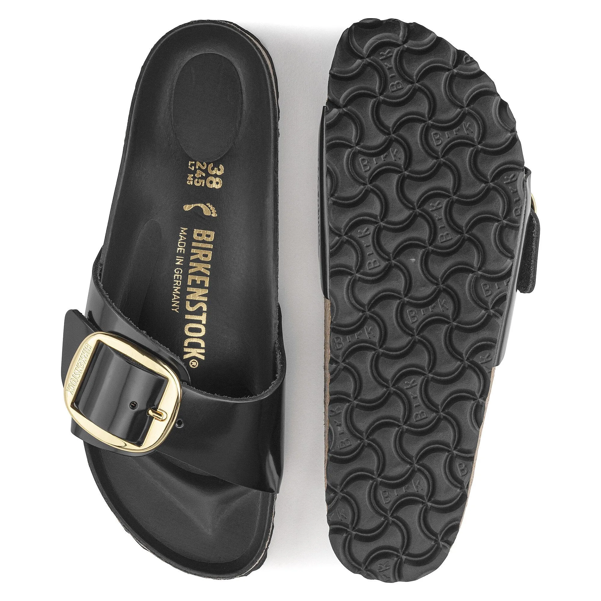 Madrid Big Buckle (High Shine Black)