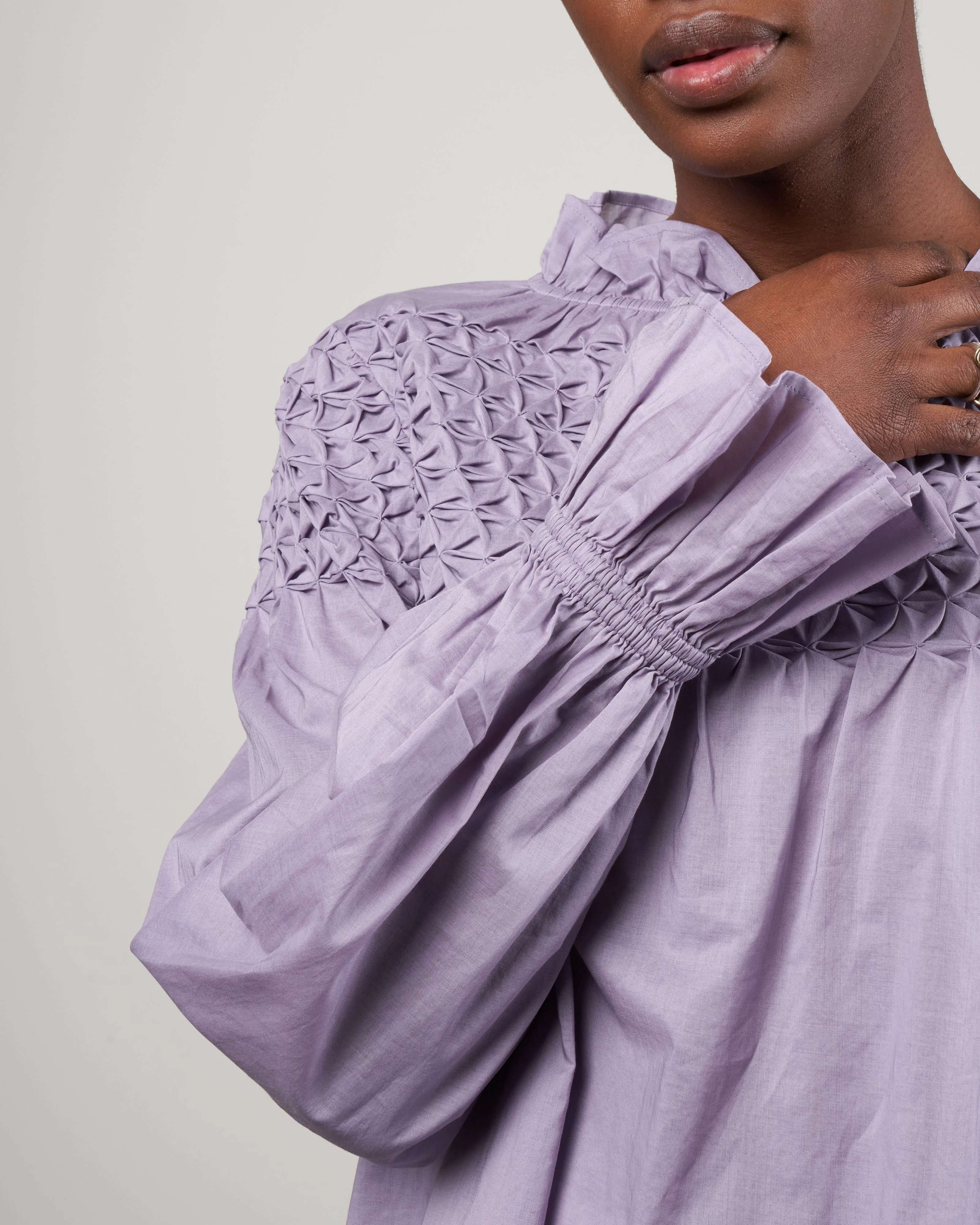 majorelle top - lavender ash
