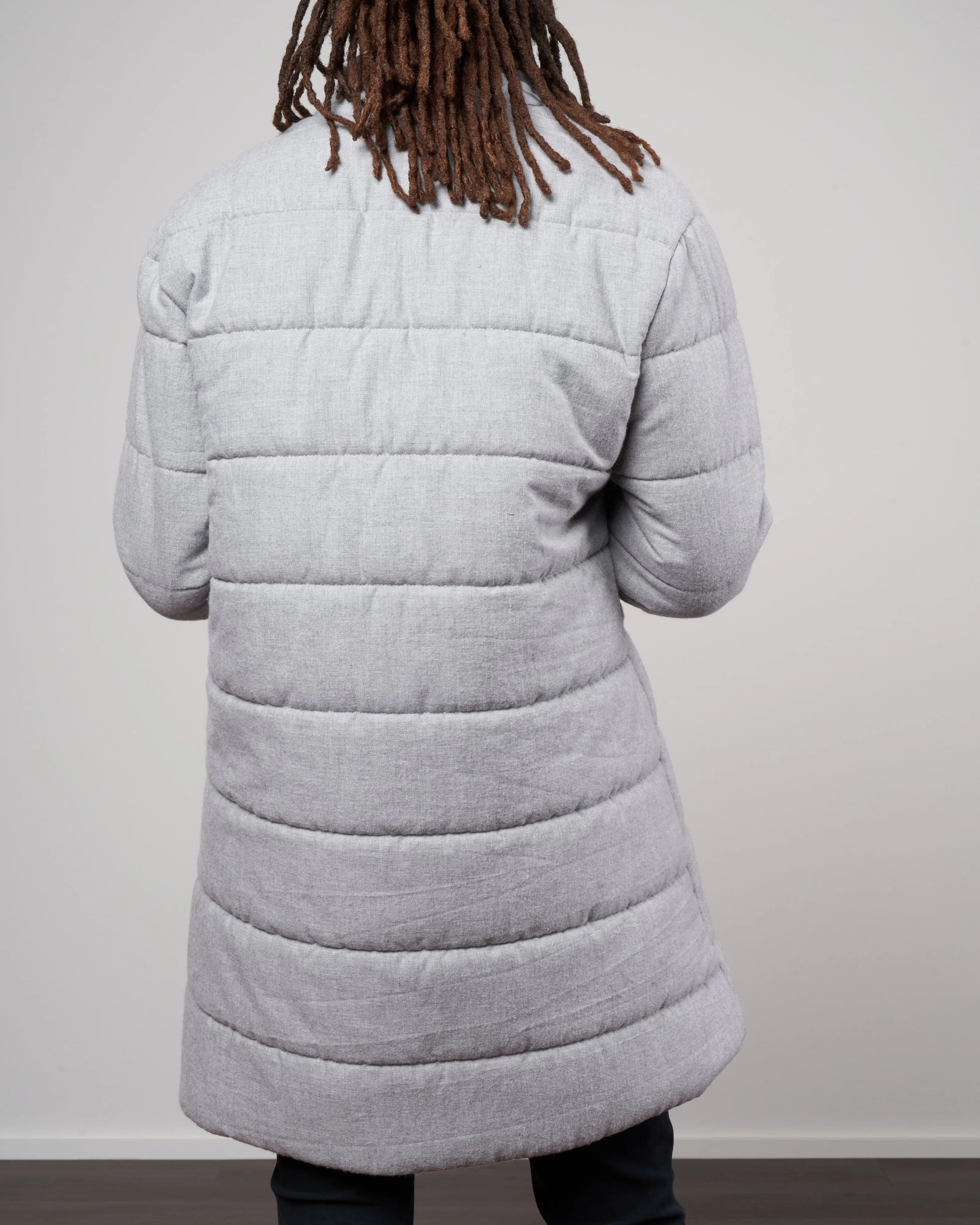 malmo coat - cloud grey