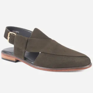 Men "JAVIX" Leather Handcrafted Peshawari Sandals