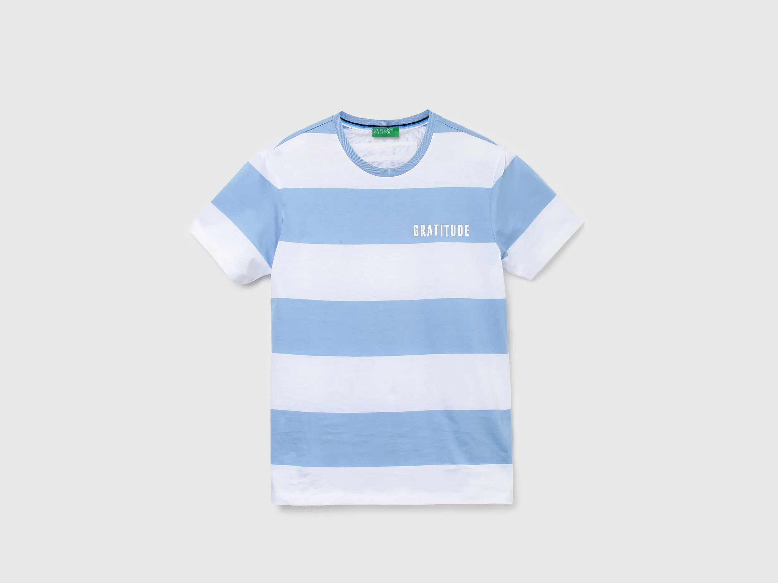 Men Striped Round Neck T-Shirt