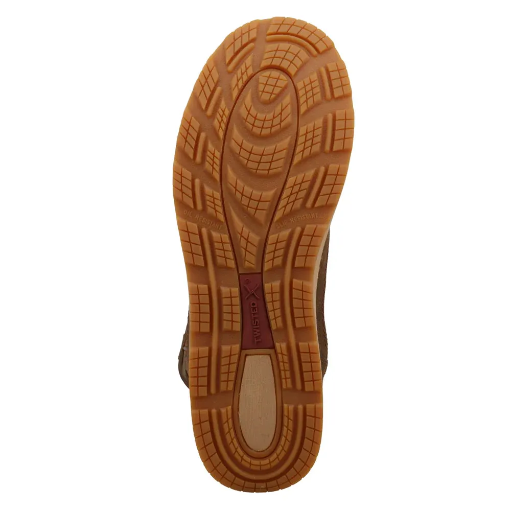MENS PULL ON WEDGE SOLE WORK BOOT