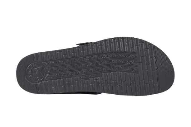 Mephisto Womens Helen Black Patent Leather Sandals