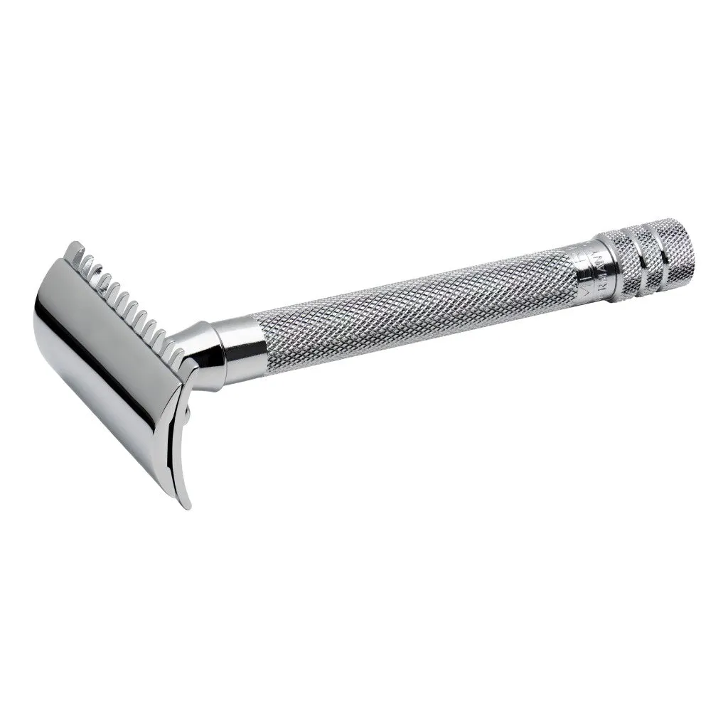 Merkur Long Handled Open Comb Double Edge Safety Razor 25001