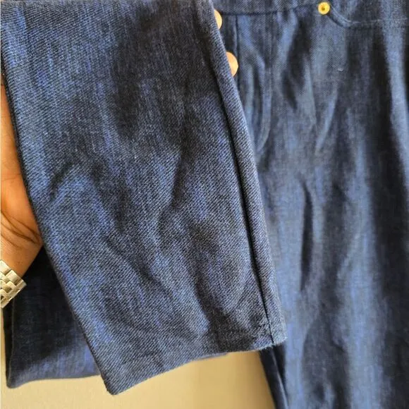 Michael Kors Blue Indigo Stretch Denim Jeggings Size Small NWT Core of Kors