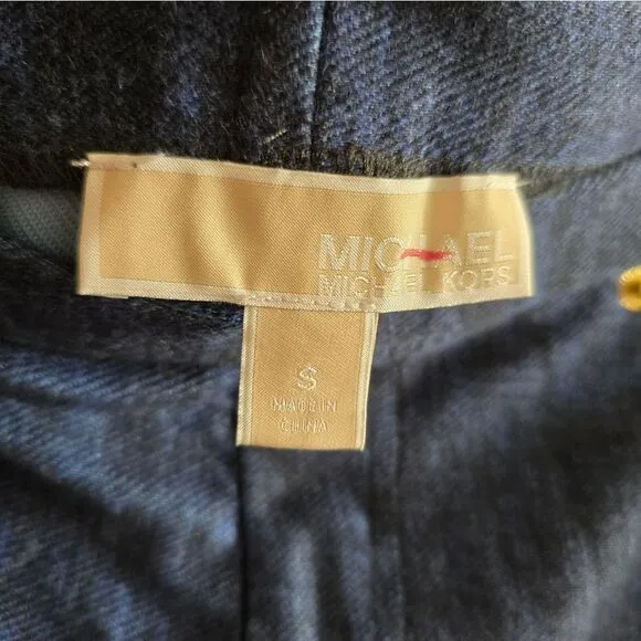 Michael Kors Blue Indigo Stretch Denim Jeggings Size Small NWT Core of Kors
