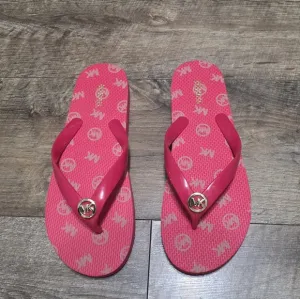 Michael Kors Pink Flip Flops Women Size 10