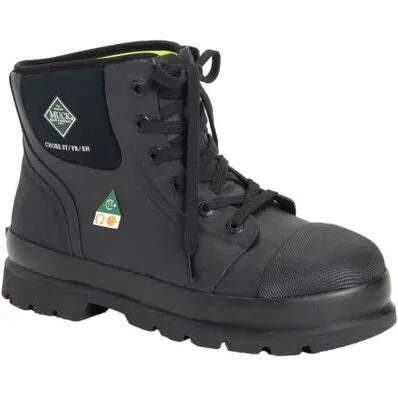 Muck Men's Chore Classic 6" Steel Toe Waterproof PR Work Boot- Black- C6ST-CSA
