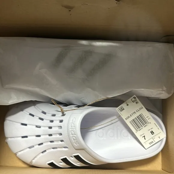 NEW adidas Adilette Women's Men’s Clogs M7W8
