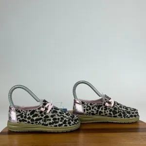 New NWT Little Kids Hey Dude Wendy‎ Leopard Slip On Shoes Loafers Size 13 C