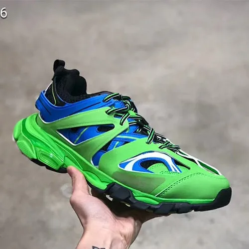 new top quality Track nylon and mesh trainers leather shoes for real bottom women's trainers shoes