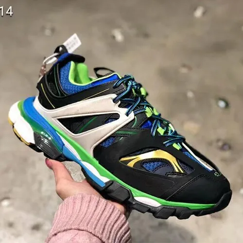 new top quality Track nylon and mesh trainers leather shoes for real bottom women's trainers shoes