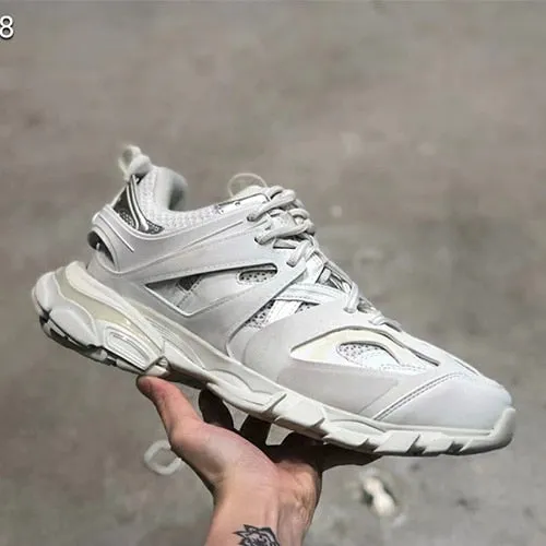 new top quality Track nylon and mesh trainers leather shoes for real bottom women's trainers shoes