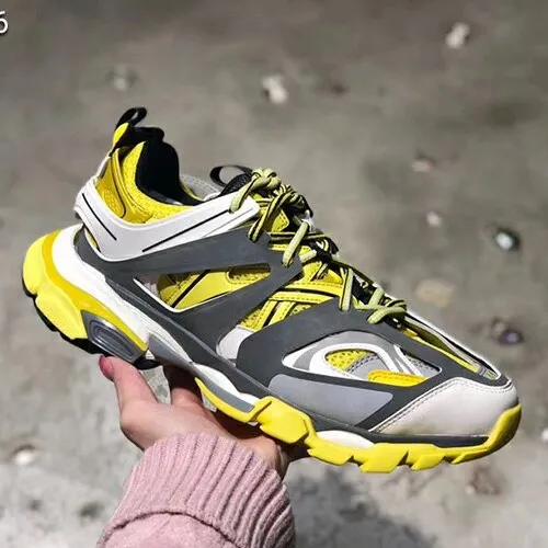 new top quality Track nylon and mesh trainers leather shoes for real bottom women's trainers shoes