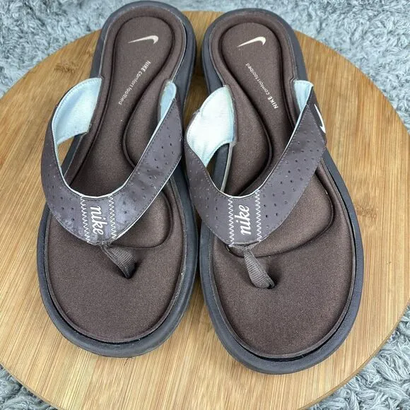 Nike Comfort Cushioned Footbed Flip Flop Thong Sandals Women's 10