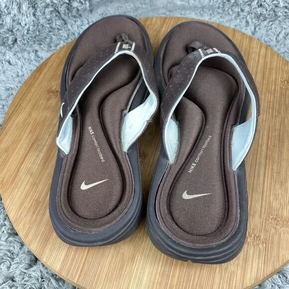 Nike Comfort Cushioned Footbed Flip Flop Thong Sandals Women's 10