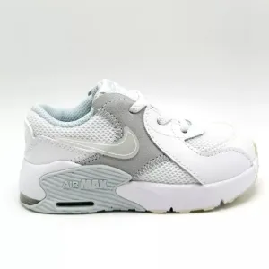 NIKE Toddler Air Max Excee Unisex White/Blue/Gray Sneakers Size 7C