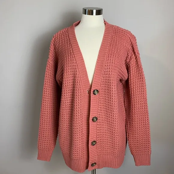 NWTs Boutique Waffle Knit Cardigan