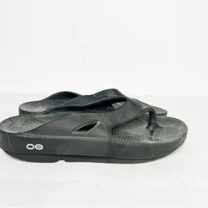 OOFOS OOrginal Men’s Sandals Flip Flop Black Size 5