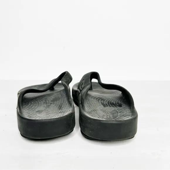 OOFOS OOrginal Men’s Sandals Flip Flop Black Size 5