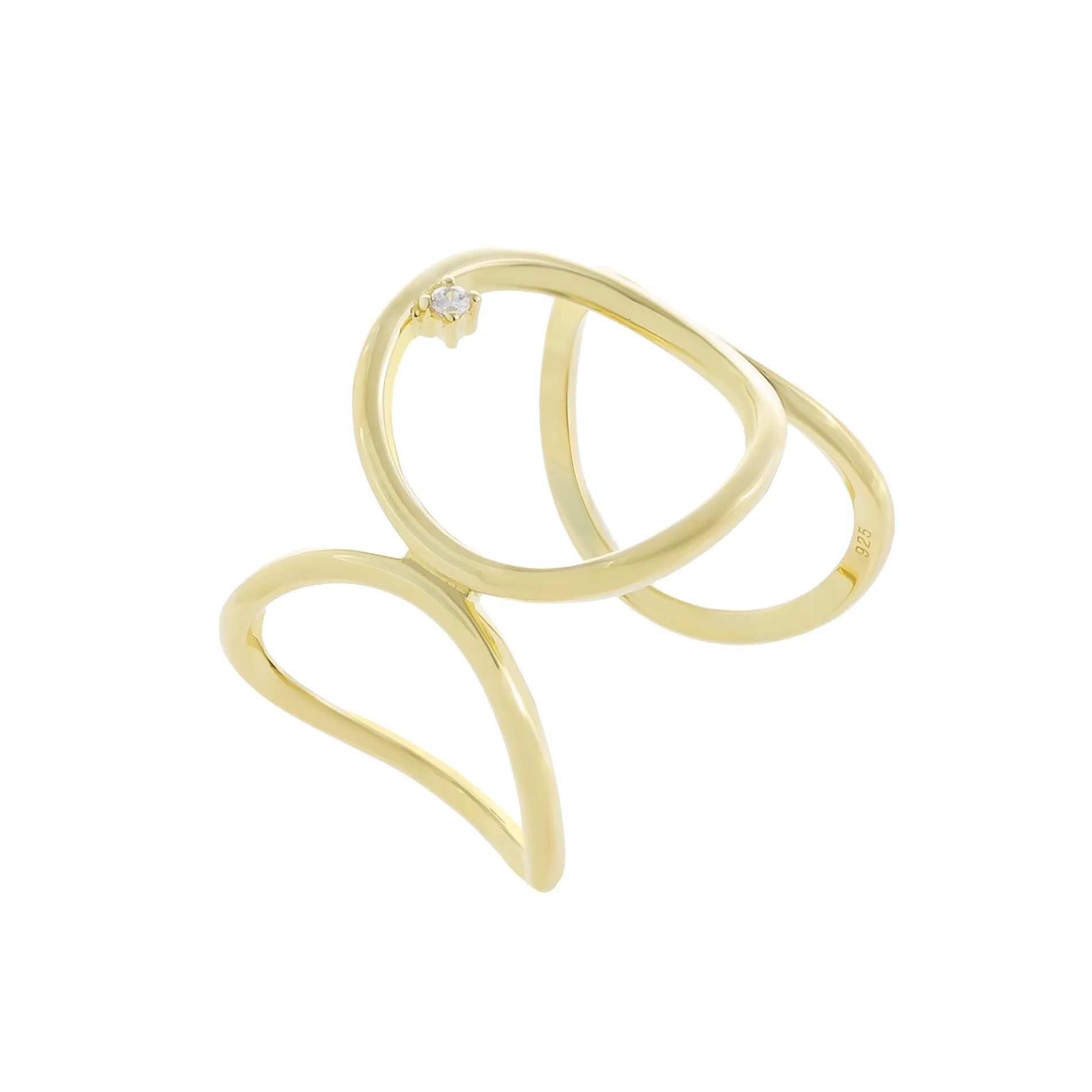 Open Circle Link Ring