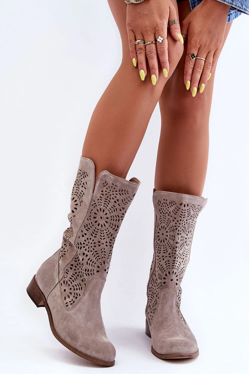Open-work Boots
