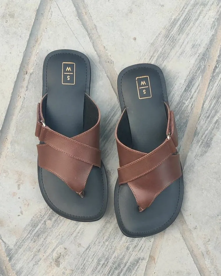 Pedro Buckled Chocolate Men's Sandals