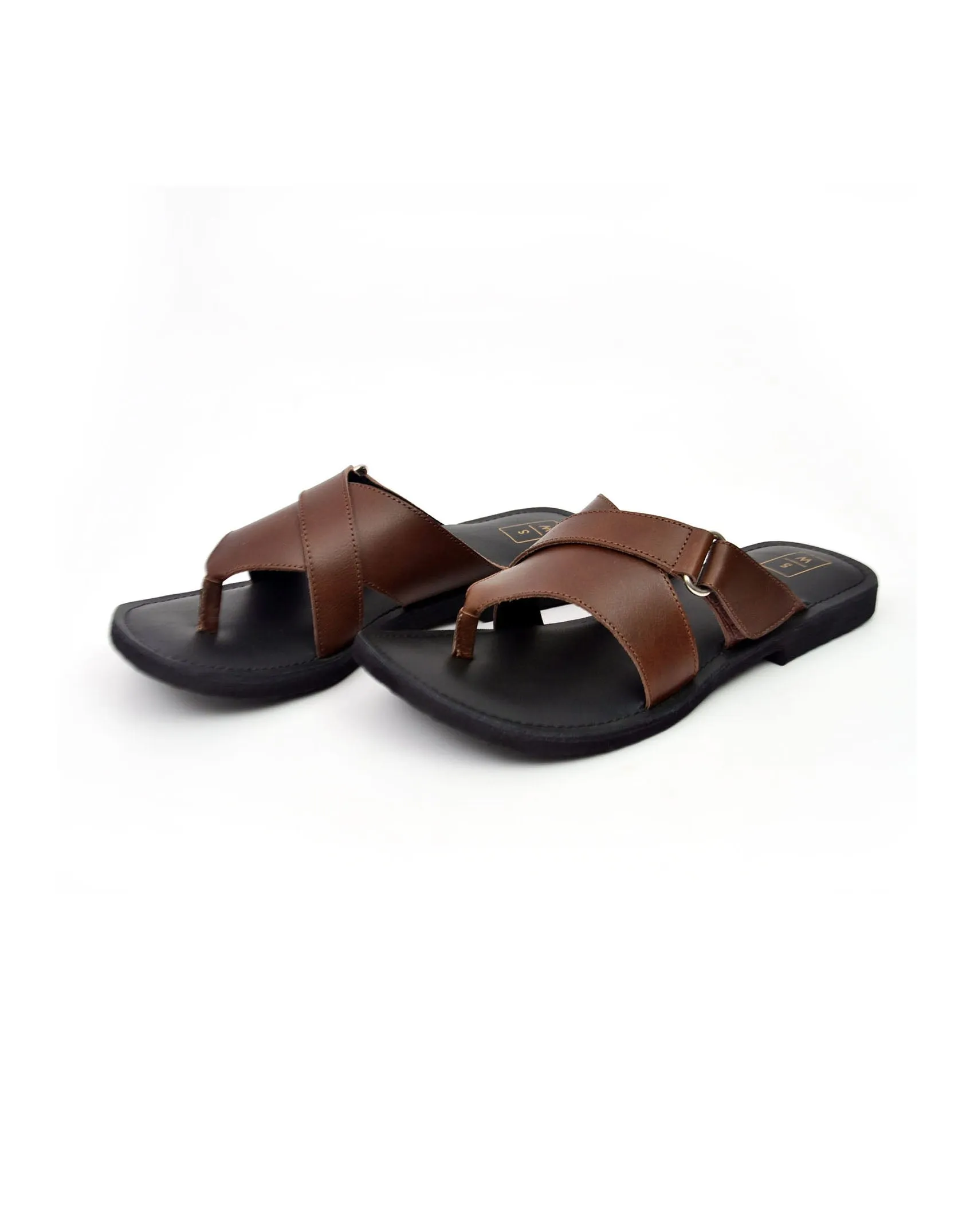 Pedro Buckled Chocolate Men's Sandals