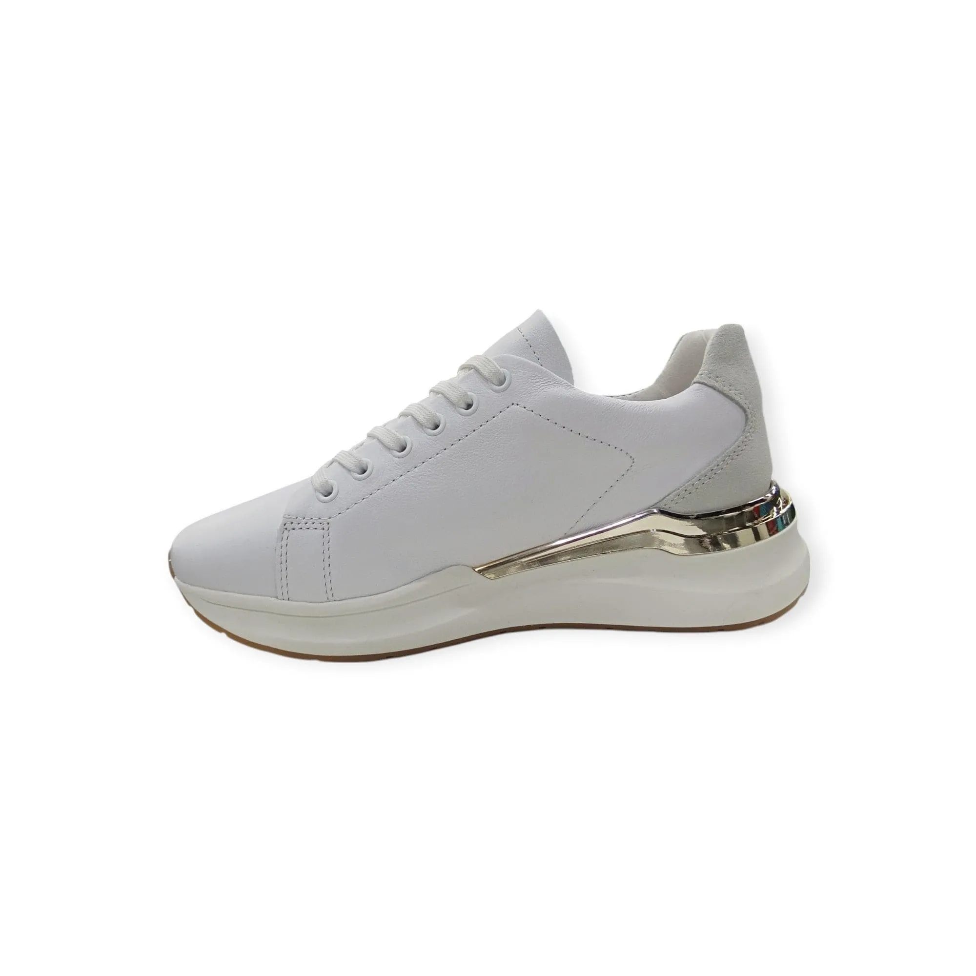 Polo Women's Leather Sneakers Runner White