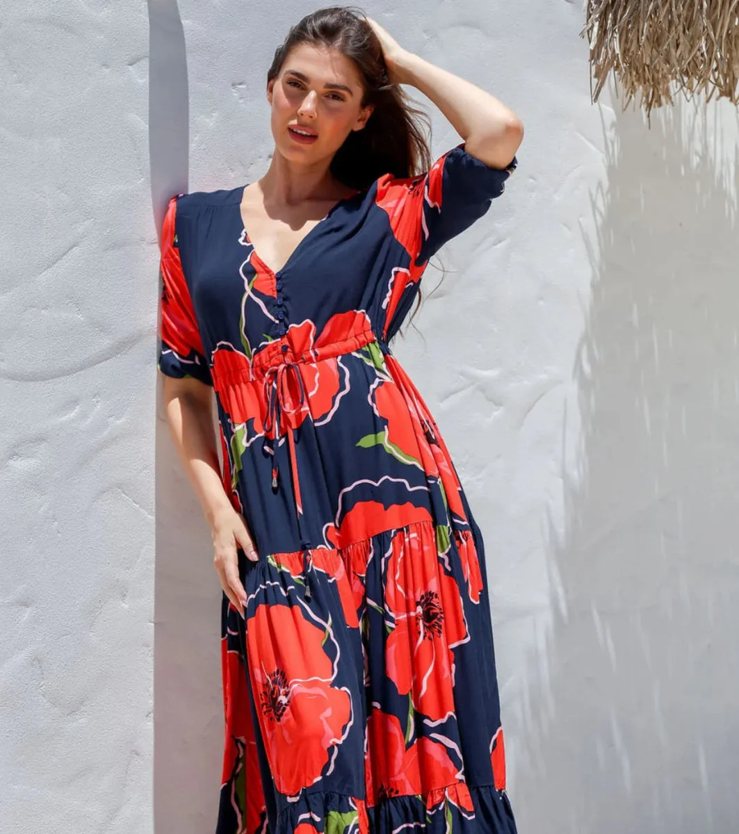 Poppy Maxi Floral Dress