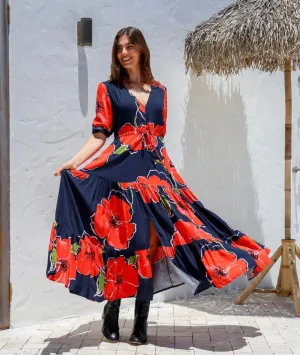 Poppy Maxi Floral Dress