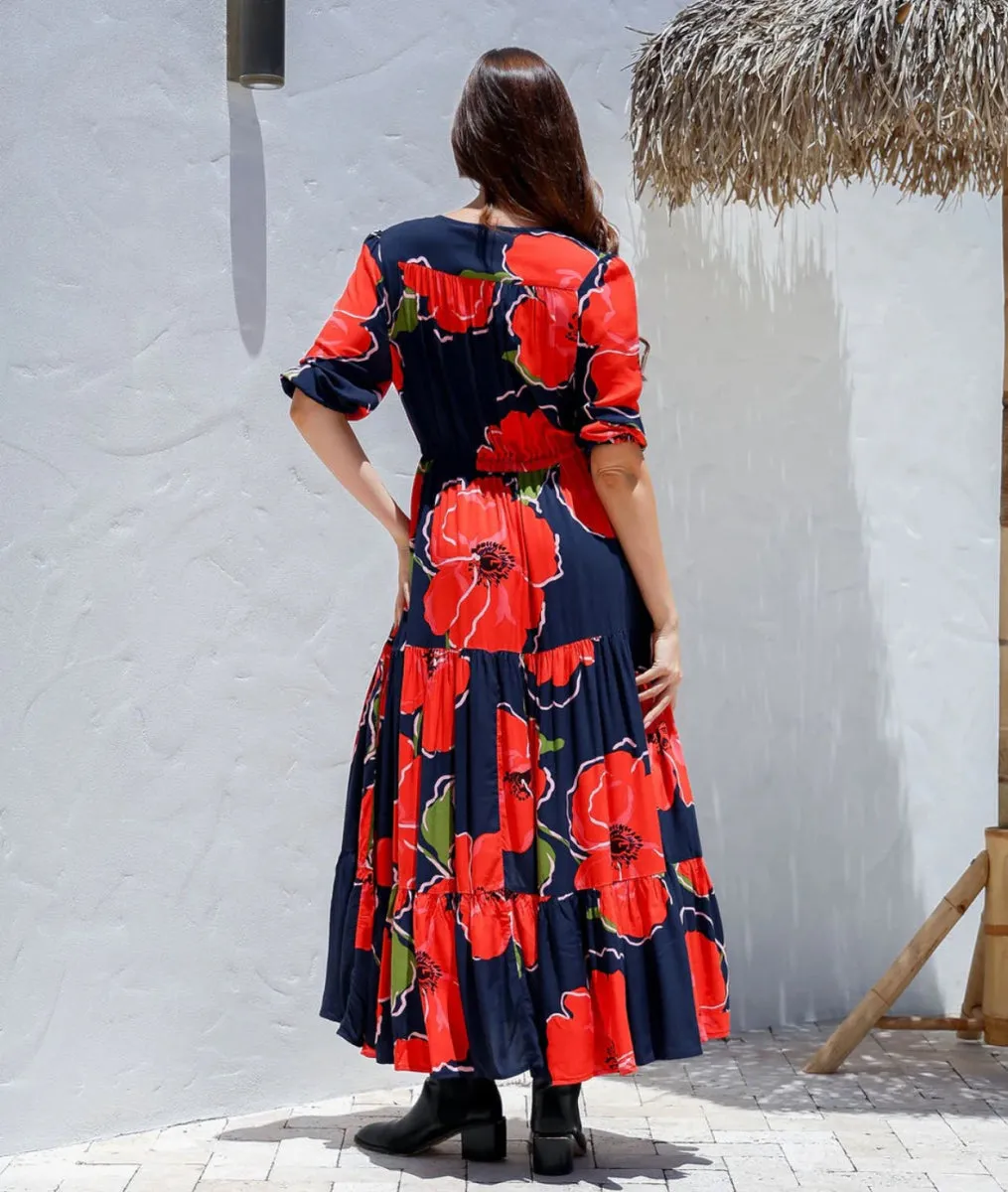 Poppy Maxi Floral Dress