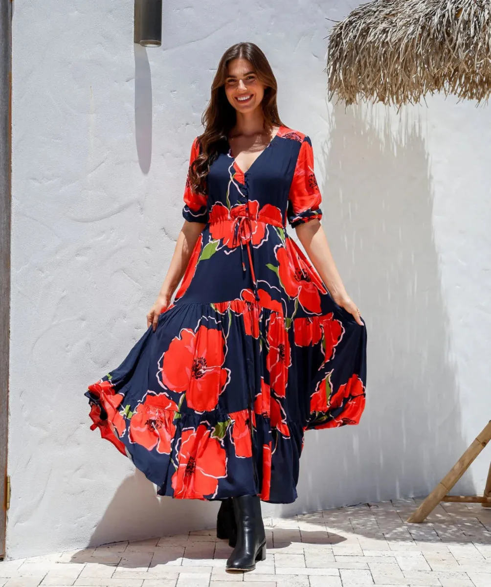Poppy Maxi Floral Dress