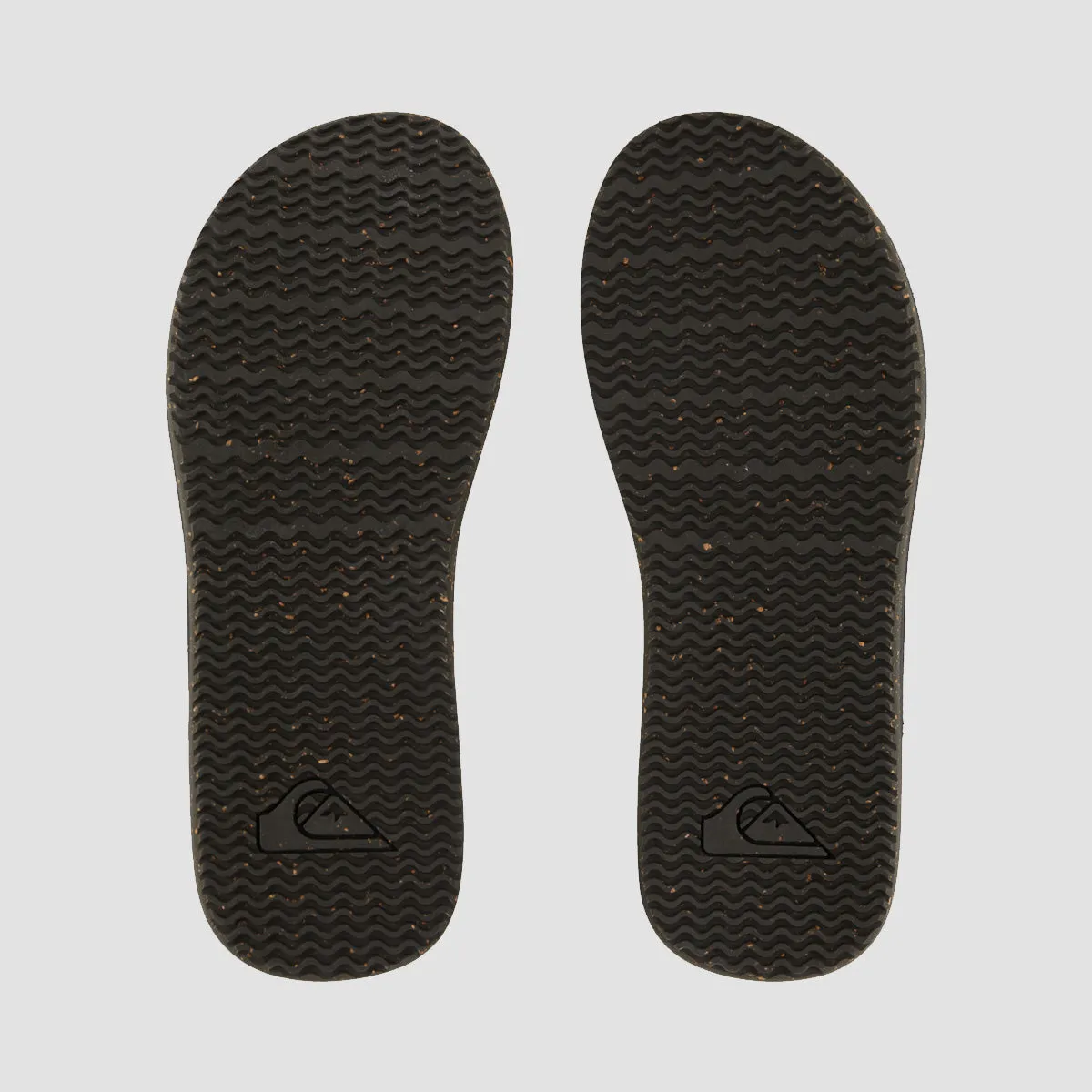 Quiksilver Carver Natural Leather Sandals Black/Black/Brown